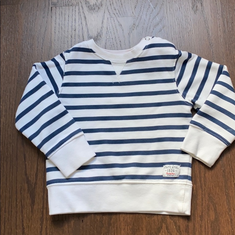 Nautical baby sweatshirt